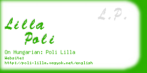 lilla poli business card